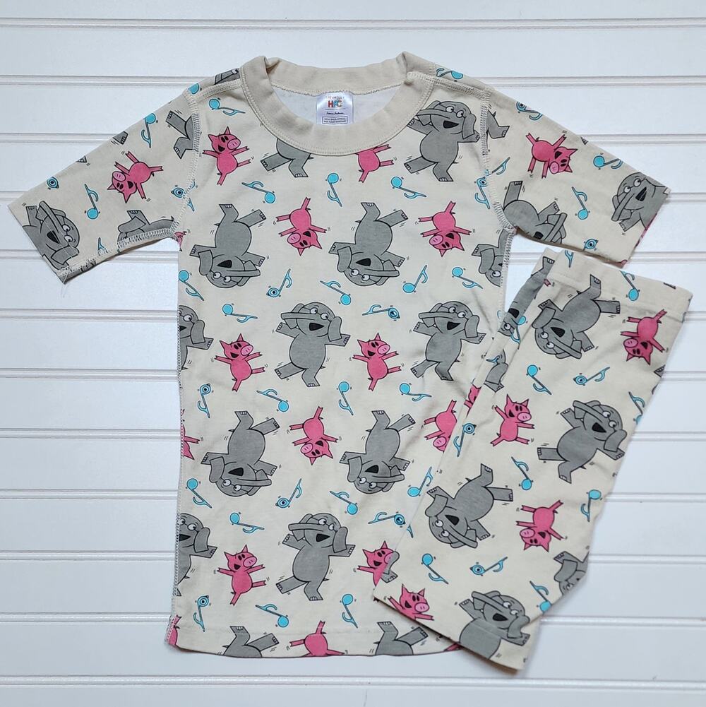 Hanna Andersson Elephant & Piggie HannaJams Pajama Set Size 8